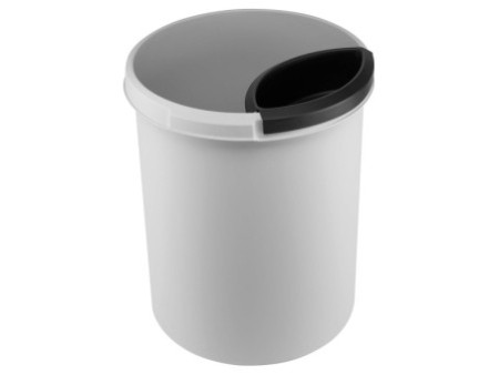 HAN Corbeille à papier KLASSIK, PP, 30 litres, gris clair