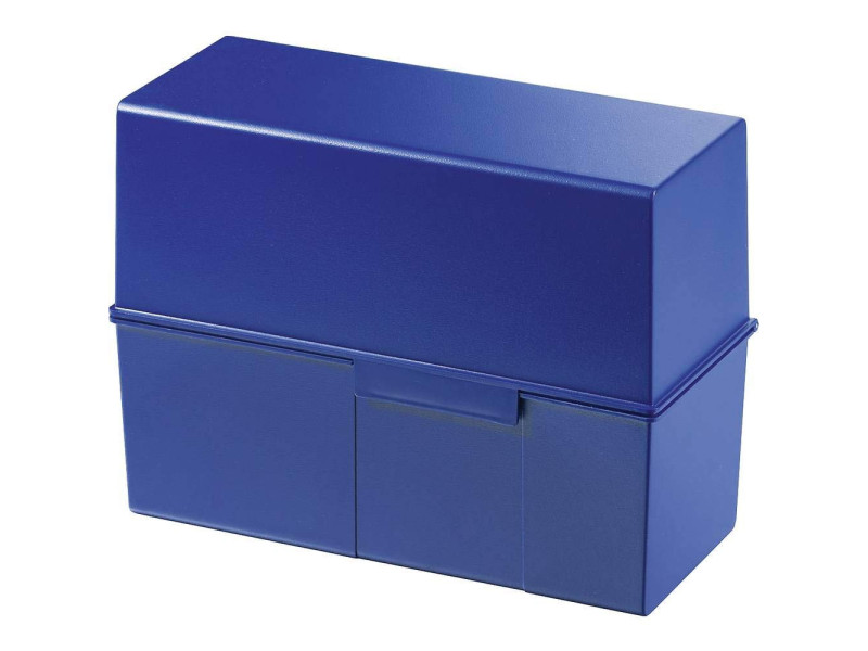 HAN Boîte à fiches, A5 paysage, plastique, bleu