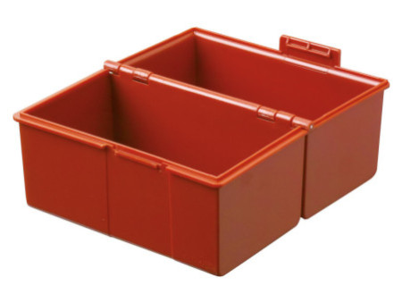 HAN Boîte à fiches, A6 paysage, plastique, rouge