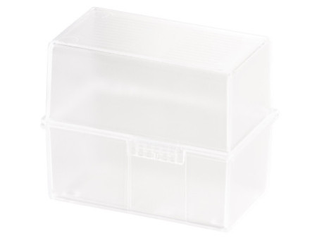 HAN Boîte à fiches, A6 paysage, plastique, blanc translucide