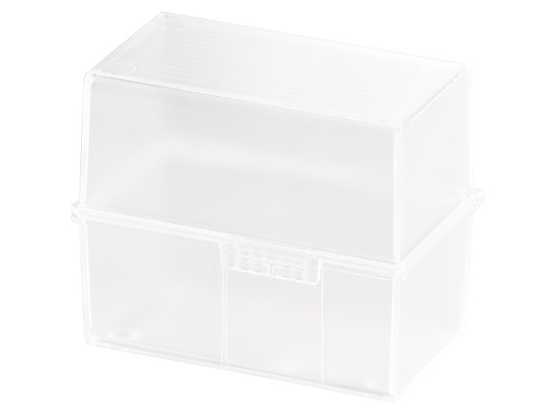 HAN Boîte à fiches, A7 paysage, plastique, blanc translucide