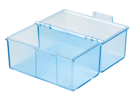 HAN Boîte à fiches, A7 paysage, plastique, bleu translucide