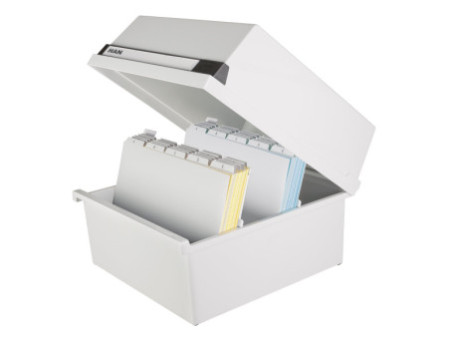 HAN Boîte à fiches, A4 paysage, pour 1.300 cartes, gris