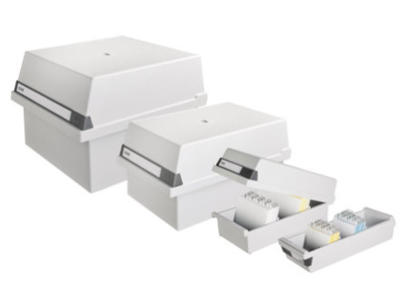 HAN Boîte à fiches, A7 paysage, pour 1.300 cartes, gris