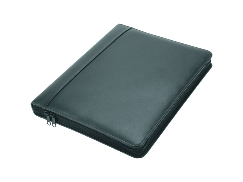 Alassio Serviette classeur 'MONZA', A4, similicuir, noir
