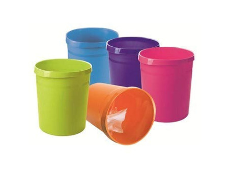 HAN Corbeille à papier GRIP TREND COLOURS, PP, 18 L, rose