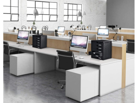HAN Module de classement SYSTEMBOX, 5 tiroirs, gris/clair
