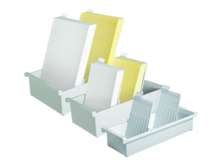 HAN Bac à fiches pour 1.300 cartes, A5 portrait, gris clair