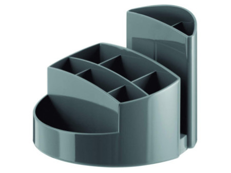 HAN Multipot à crayons RONDO, polystyrène, gris foncé