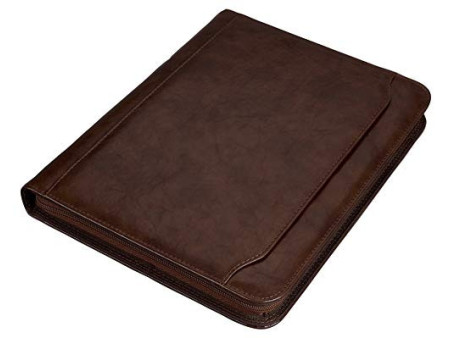 Alassio Serviette classeur 'MASSA', A4, similicuir, marron
