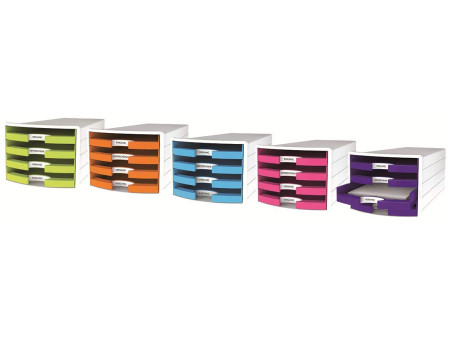 HAN Module de rangement IMPULS 2.0, 4 tiroirs ouverts, blanc