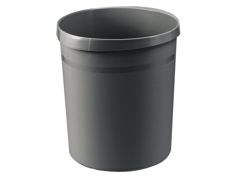 HAN Corbeille à papier GRIP, PP, 18 litres, gris foncé
