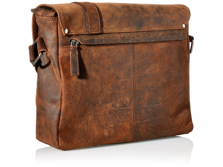 PRIDE&SOUL Sac à bandoulière 'MRS. NOEL', cuir, marron