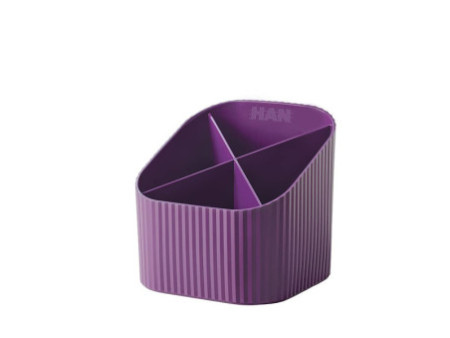 HAN Multipot à crayons Re-X-LOOP, plastique éco, violet