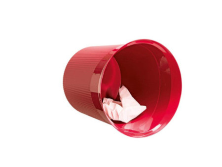 HAN Corbeille à papier Re-LOOP, 13 litres, rouge