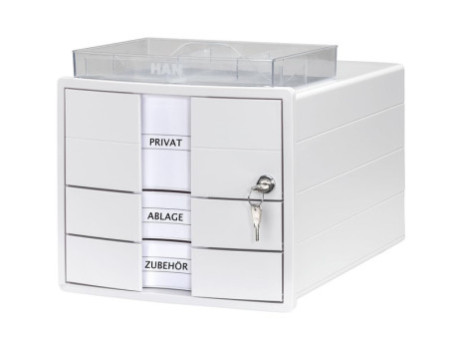 HAN Module de classement IMPULS, 3 tiroirs, blanc