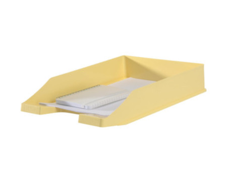 HAN Corbeille à courrier KLASSIK, polystyrène, jaune pastel