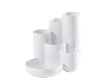 HAN Multipot à crayons CAMPUS, 6 pots, polystyrène, blanc