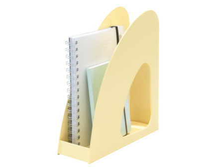 HAN Porte-revues Re-LOOP, A4, plastique éco, jaune pastel