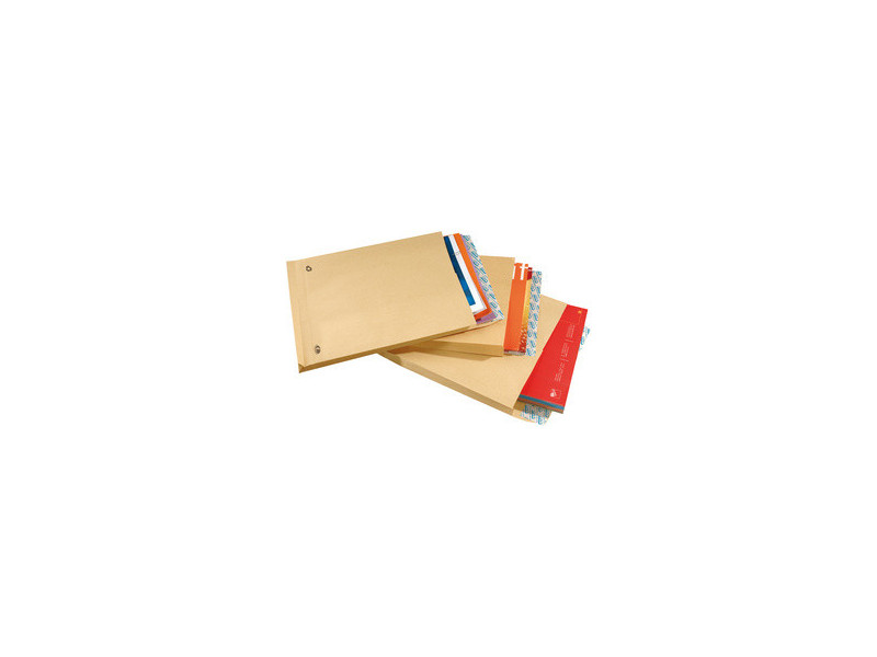 GPV Pochettes à soufflets, 24, 260 x 330 mm, kraft brun