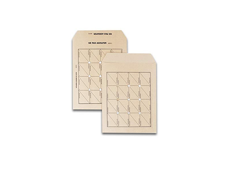 GPV Pochettes Navette, kraft brun, sans gommage