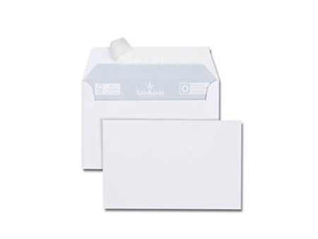 GPV Enveloppes de visite Saint Louis, 90 x 140 mm, blanc