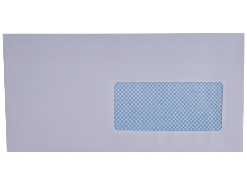 GPV Enveloppes ECO, DL, 110 x 220 mm, avec fenêtre, blanc