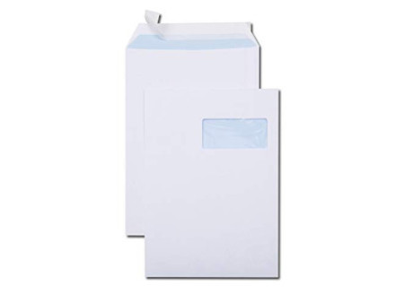 GPV Pochettes d'expédition ECO, C4, avec fenêtre, blanc