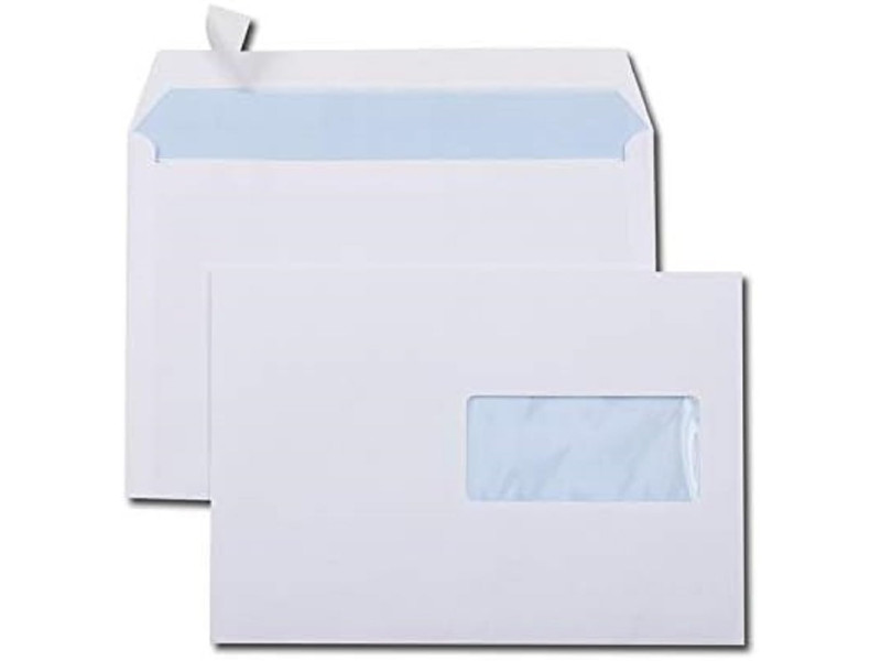 GPV Enveloppes ECO, C5, 162 x 229 mm, avec fenêtre, blanc