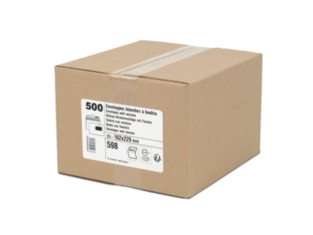 GPV Enveloppes ECO, C5, 162 x 229 mm, avec fenêtre, blanc