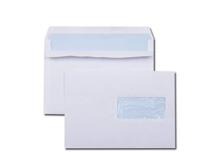 GPV Enveloppes ECO, C5: 162 x 229 mm, avec fenêtre, blanc