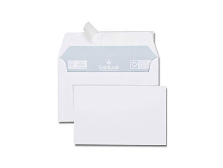 GPV Kit de 20 cartes et 20 enveloppes Saint Louis, blanc