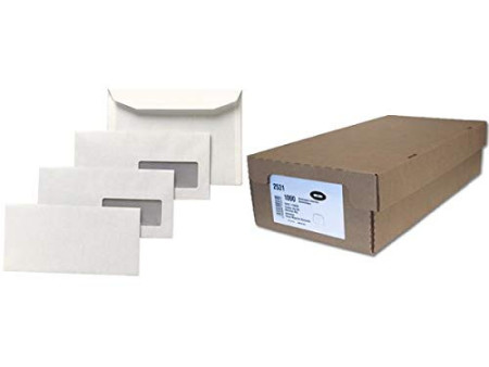 GPV Enveloppes ENVEL'MATIC PRO, C6/C5, sans fenêtre, blanc