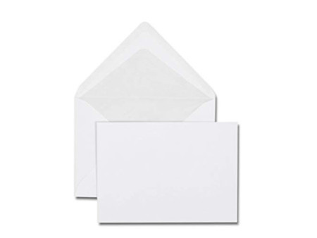 GPV Enveloppes de visite Saint Louis, 114 x 162 mm, blanc