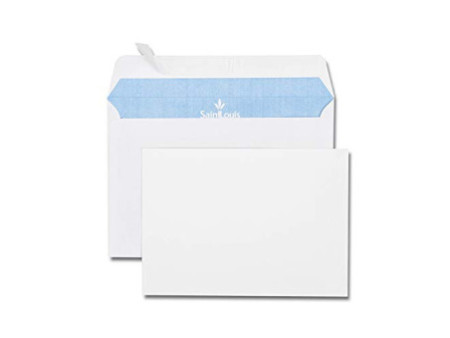 GPV Kit de 20 cartes et 20 enveloppes Saint Louis, blanc