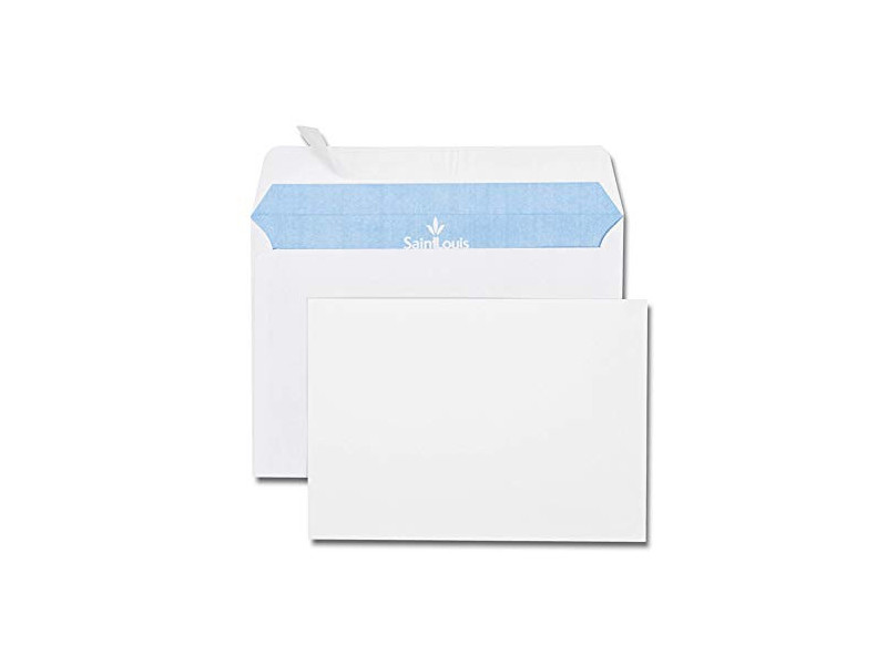 GPV Kit de 20 cartes et 20 enveloppes Saint Louis, blanc