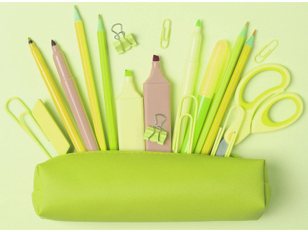 Alassio Trousse, en cuir, vert clair