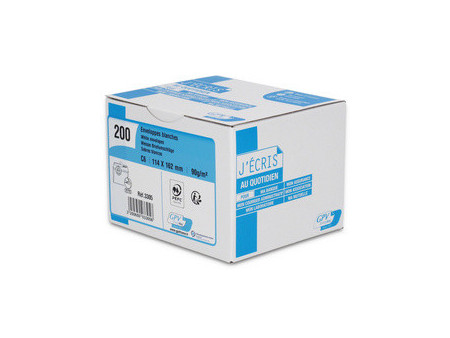 GPV Enveloppes, C5, 162 x 229 mm, avec fenêtre, blanc