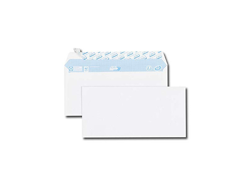 GPV Enveloppes, DL, 110 x 220 mm, sans fenêtre, blanc
