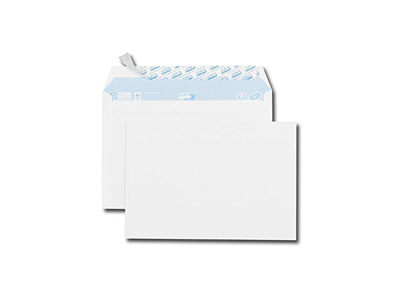 GPV Enveloppes, C5, 162 x 229 mm, sans fenêtre, blanc