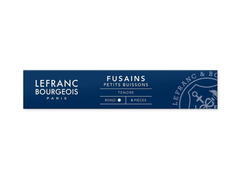 LEFRANC BOURGEOIS Fusain 'Petit Buisson', étui de 5, rond