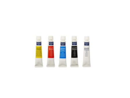 LEFRANC BOURGEOIS Gouache, étui carton de 5 tubes de 10 ml