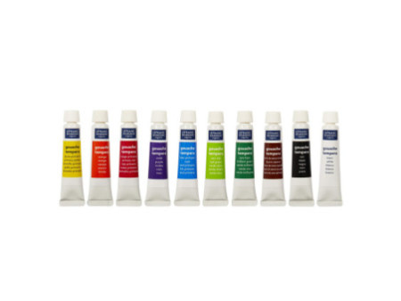 LEFRANC BOURGEOIS Gouache, étui carton de 10 tubes de 10 ml