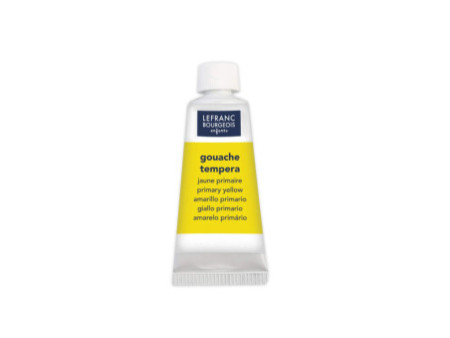LEFRANC BOURGEOIS Gouache en tube 20 ml, jaune primaire