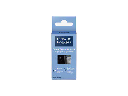 LEFRANC BOURGEOIS Gouache, étui carton de 5 tubes de 20 ml