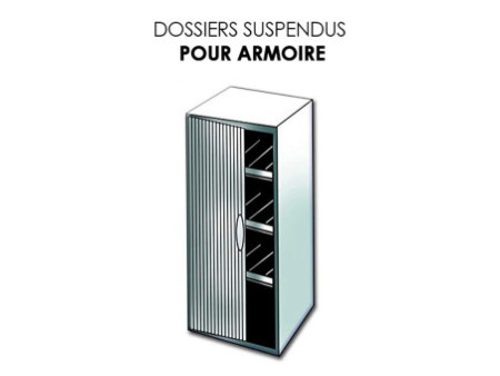 ELBA l'oblique Dossiers suspendus POLYPRO V Ultimate, bleu