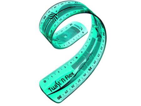 Maped Règle plate Twist'n Flex, 300 mm, incassable, flexible