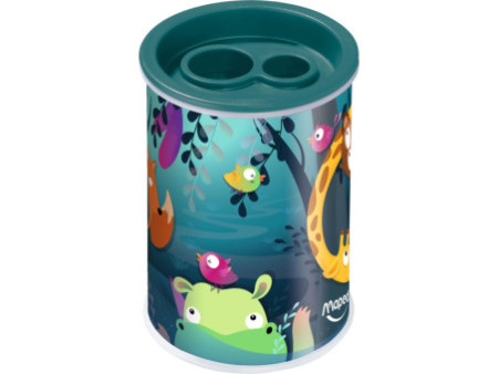 Maped Taille-crayon 2 trous JUNGLE fever, en métal, blister