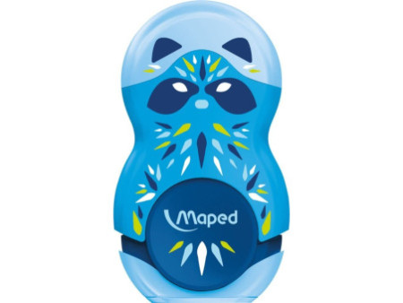 Maped Taille-crayon/gomme Loopy MINI CUTE, présentoir de 24
