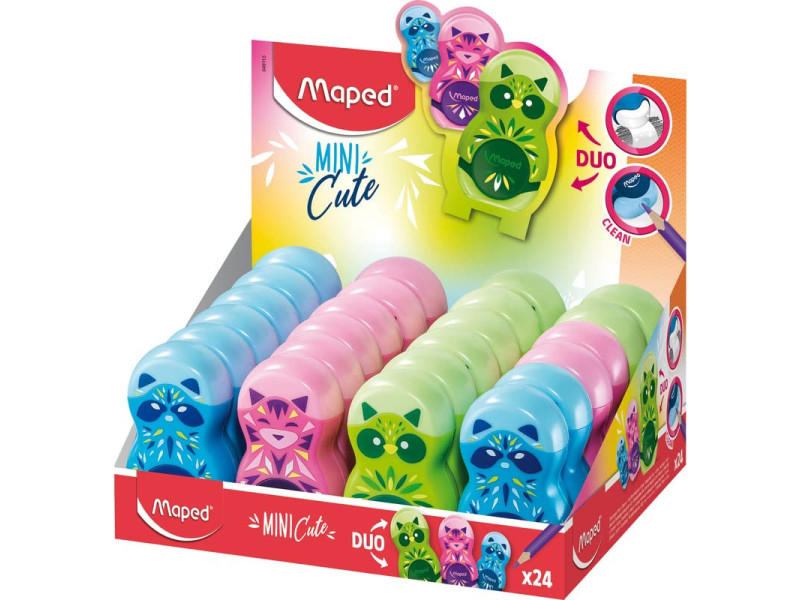Maped Taille-crayon/gomme Loopy MINI CUTE